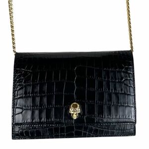 Alexander McQueen Skull Chain Wallet / WOC style clutch
